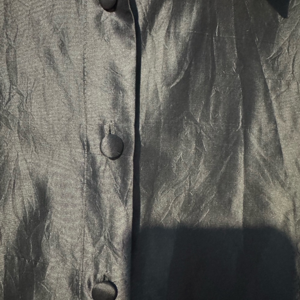 Barrie Pace LTd Button-Down 100% Silk Shirt Size 18 - Picture 2 of 4